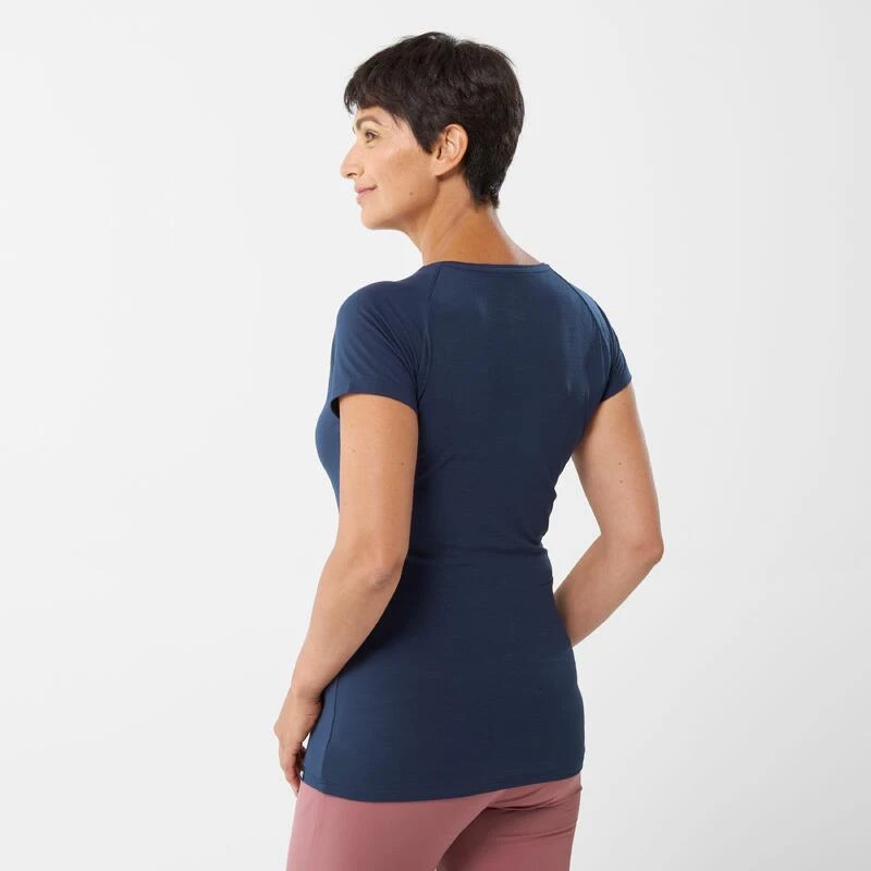 Millet T-Shirt Randonnée Femme IMJA WOOL PRINT TS SS 3 Millet T-Shirt Randonnée Femme IMJA WOOL PRINT TS SS – Image 3